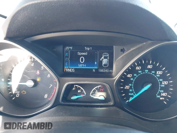 2015 Ford Escape Titanium with VIN 1FMCU0J96FUA48615, listed as a IAAI auction lot 39482355 with 186,340 mi miles and . Bid and sale history available at DreamBid. Image 7.