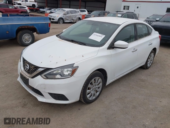 2017 Nissan Sentra S with VIN 3N1AB7APXHY323723, listed as a IAAI auction lot 41941851 with 108,996 mi miles and . Bid and sale history available at carsss.com. Image 2.