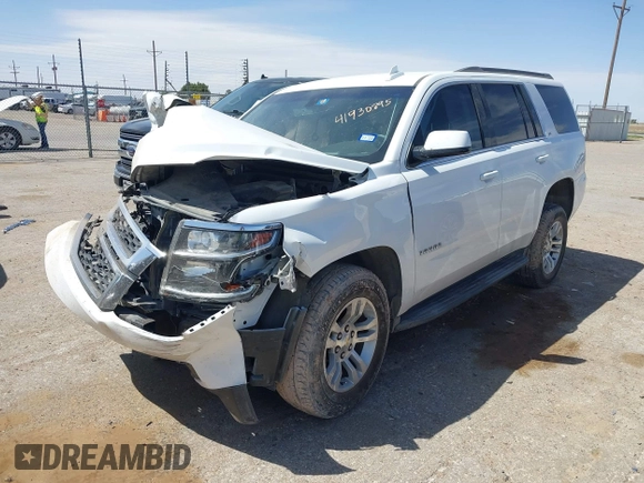 2015 Chevrolet Tahoe LS with VIN 1GNSCAKC3FR687421, listed as a IAAI auction lot 41930895 with Not provided miles and . Bid and sale history available at DreamBid. Image 2.