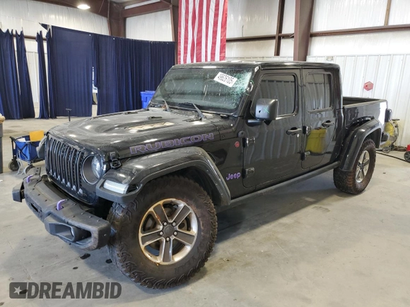 2022 Jeep Gladiator Rubicon with VIN 1C6JJTBGXNL169937, listed as a Copart auction lot 49626105 with 42,321 mi miles and Salvage title. Bid and sale history available at DreamBid. Image 1.