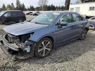 2015 Subaru Legacy 2.5i Limited with VIN 4S3BNAN64F3073554, listed as a Copart auction lot 52445745 with 107,302 mi miles and Salvage Title. Bid and sale history available at carsss.com. Image 1.
