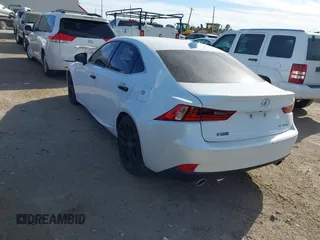 2015 Lexus IS 250 with VIN JTHBF1D21F5066351, listed as a IAAI auction lot 41824287 with 114,655 mi miles and . Bid and sale history available at carsss.com. Image 3.