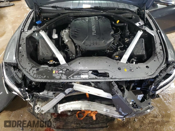 2022 Genesis G70 3.3T с VIN KMTG54TE7NU084124, выставлен на аукционе Copart как лот 50022085 с пробегом 22 338 миль миль и Списание • Salvage title. История ставок и продаж доступна на DreamBid. Изображение 11.