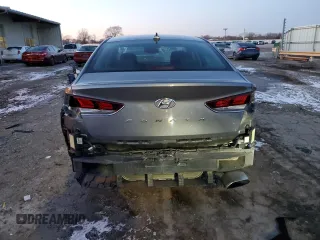 2018 Hyundai Sonata Sport Plus with VIN 5NPE34AF3JH628985, listed as a Copart auction lot 84901014 with 81,049 mi miles and Salvage Title. Bid and sale history available at DreamBid. Image 6.