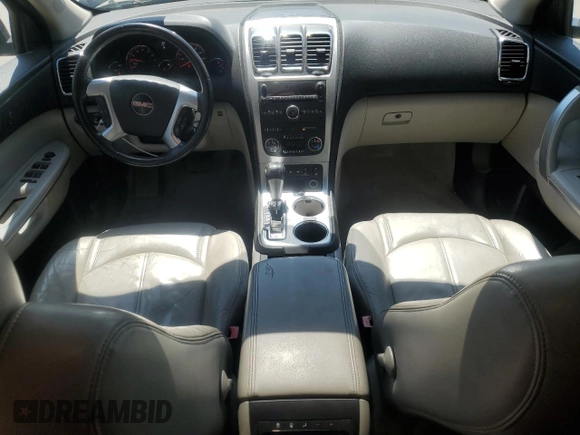 2010 GMC Acadia SLT1 with VIN 1GKLRMED9AJ107599, listed as a Copart auction lot 56105825 with 201,113 mi miles and Salvage title. Bid and sale history available at DreamBid. Image 8.