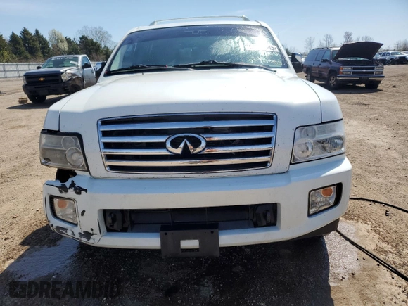 2006 Infiniti QX56 с VIN 5N3AA08C56N812554, выставлен на аукционе Copart как лот 54213945 с пробегом 213 894 миль миль и Списание • Salvage title. История ставок и продаж доступна на DreamBid. Изображение 5.