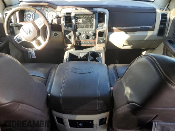 2015 Ram 2500 Longhorn with VIN 3C6UR5PL4FG705240, listed as a Copart auction lot 47388985 with 113,699 mi miles and Salvage title. Bid and sale history available at DreamBid. Image 8.