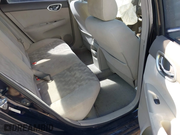 2013 Nissan Sentra SV with VIN 3N1AB7APXDL627173, listed as a IAAI auction lot 41653166 with 134,597 mi miles. Bid and sale history available at carsss.com. Image 8.
