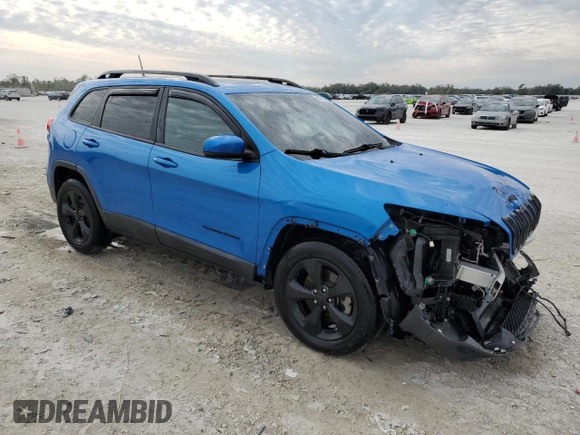 2018 Jeep Cherokee Limited with VIN 1C4PJMDX3JD575102, listed as a Copart auction lot 88325985 with 76,138 mi miles and Non repairable. Bid and sale history available at DreamBid. Image 4.