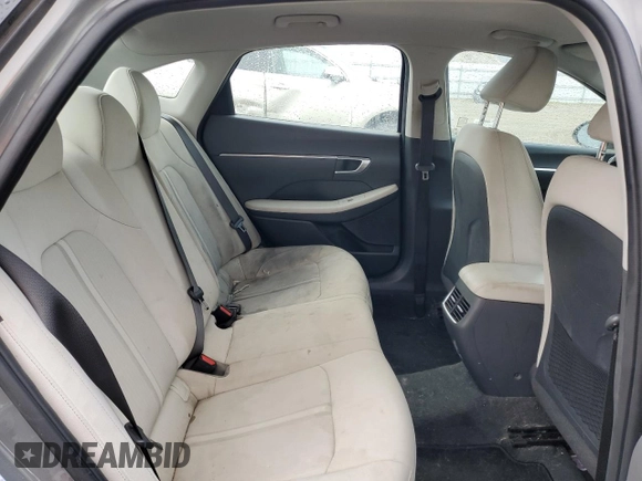 2020 Hyundai Sonata Hybrid Blue with VIN KMHL24JJXLA012298, listed as a Copart auction lot 45607435 with 111,726 mi miles and Salvage Title. Bid and sale history available at carsss.com. Image 10.