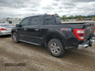 2021 Ford F-150 XL with VIN 1FTFW1E56MFA78191, listed as a Copart auction lot 57582025 with 92,347 mi miles and Salvage title. Bid and sale history available at DreamBid. Image 2.