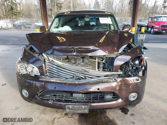2014 Infiniti QX80 with VIN JN8AZ2NC1E9352911, listed as a IAAI auction lot 41502329 with NaN miles. Bid and sale history available at carsss.com. Image 12.