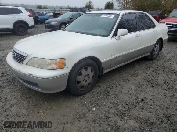1998 Acura RL Special Edition with VIN JH4KA9682WC010493, listed as a Copart auction lot 75108294 with 56,655 mi miles and Salvage Title. Bid and sale history available at carsss.com. Image 1.