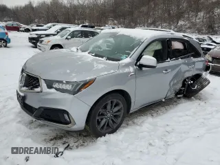 2019 Acura MDX Technology with VIN 5J8YD4H04KL013744, listed as a Copart auction lot 85860744 with 104,679 mi miles and Salvage title. Bid and sale history available at DreamBid. Image 1.