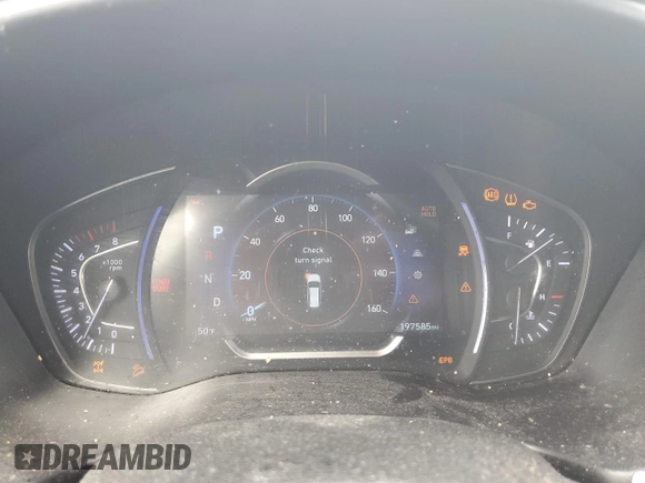 2019 Hyundai Santa Fe Ultimate z VIN 5NMS5CAD7KH001629, wystawiony jako Copart lot #50974415 z przebiegiem 197 585 mil mil oraz Szkoda całkowita • Salvage title. Historia ofert i sprzedaży dostępna na DreamBid. Obrazek 9.