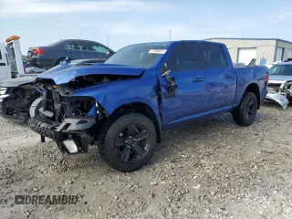 2018 Ram 1500 Sport z VIN 1C6RR7MT6JS151481, wystawiony jako Copart lot #77598914 z przebiegiem Nie podano mil oraz Szkoda całkowita • Salvage title. Historia ofert i sprzedaży dostępna na DreamBid. Obrazek 1.