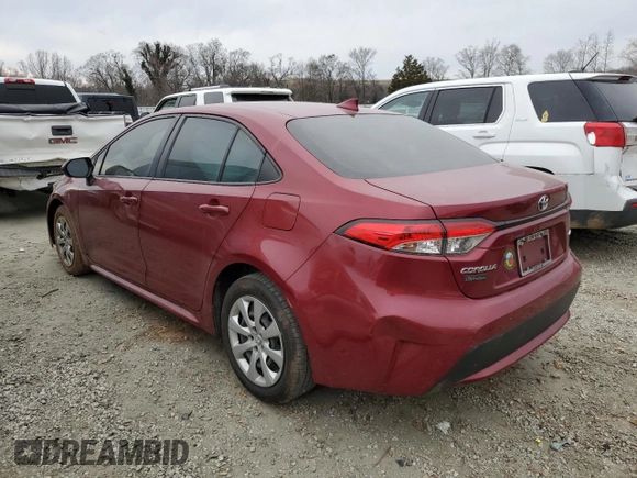 2022 Toyota Corolla LE with VIN JTDEPMAE3NJ203887, listed as a Copart auction lot 46779845 with 134,201 mi miles and Salvage Title. Bid and sale history available at carsss.com. Image 2.