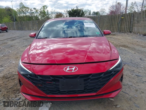 2022 Hyundai Elantra SE with VIN 5NPLL4AGXNH072597, listed as a IAAI auction lot 42040815 with 24,582 mi miles and . Bid and sale history available at DreamBid. Image 12.
