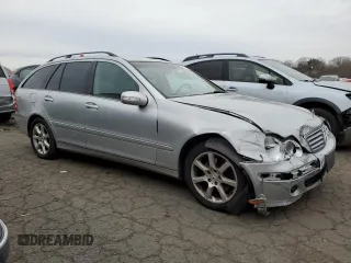 2005 Mercedes-Benz C 240 with VIN WDBRH81J55F654419, listed as a Copart auction lot 87032754 with Not provided miles and Salvage title. Bid and sale history available at DreamBid. Image 4.