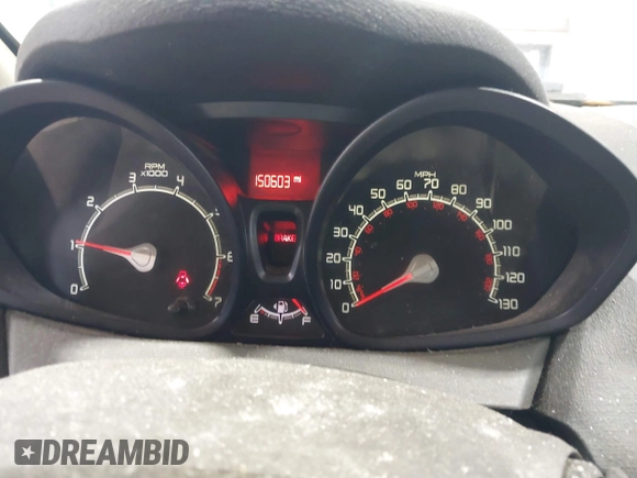 2011 Ford Fiesta S with VIN 3FADP4AJ8BM170415, listed as a IAAI auction lot 42365822 with 150,603 mi miles and . Bid and sale history available at DreamBid. Image 7.