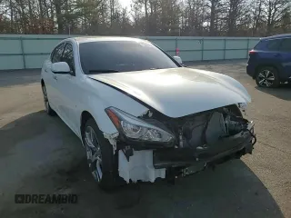 2015 Infiniti Q70 with VIN JN1BY1AR6FM561375, listed as a Copart auction lot 46578795 with 147,080 mi miles and Salvage title. Bid and sale history available at DreamBid. Image 11.