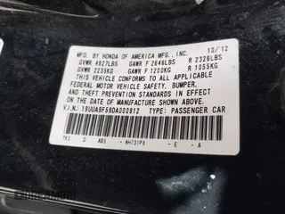 2013 Acura TL Technology z VIN 19UUA9F59DA000912, wystawiony jako IAAI lot #41533865 z przebiegiem 164 690 mil mil oraz . Historia ofert i sprzedaży dostępna na DreamBid. Obrazek 9.