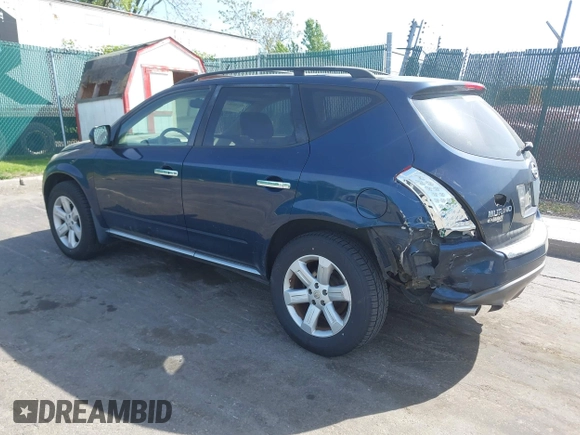2007 Nissan Murano SL with VIN JN8AZ08W27W655484, listed as a IAAI auction lot 42160461 with 179,476 mi miles and . Bid and sale history available at DreamBid. Image 3.