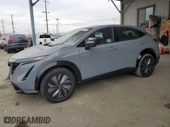 2024 Nissan ARIYA Evolve+ with VIN JN1BF0BA6RM430976, listed as a Copart auction lot 85062134 with 7,100 mi miles and Salvage title. Bid and sale history available at DreamBid. Image 1.