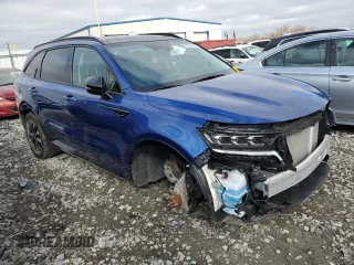 2023 Kia Sorento SX Prestige with VIN 5XYRKDLF9PG187588, listed as a Copart auction lot 83357834 with 25,433 mi miles and Salvage Title. Bid and sale history available at carsss.com. Image 4.