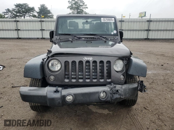 2016 Jeep Wrangler Sport with VIN 1C4AJWAGXGL339275, listed as a Copart auction lot 55769695 with 90,428 mi miles and Salvage title. Bid and sale history available at DreamBid. Image 5.