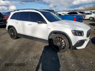 2021 Mercedes-Benz GLB with VIN W1N4M5BB7MW152676, listed as a Copart auction lot 43733654 with 0 mi miles. Bid and sale history available at carsss.com. Image 4.