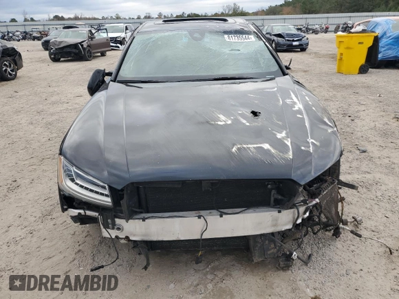 2017 Audi A8 Sport with VIN WAU43AFD4HN005979, listed as a Copart auction lot 48757375 with 148,350 mi miles and Salvage Title. Bid and sale history available at DreamBid. Image 5.