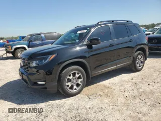 2023 Honda Passport TrailSport with VIN 5FNYF8H63PB024846, listed as a Copart auction lot 50308365 with 18,377 mi miles and Salvage Title. Bid and sale history available at carsss.com. Image 1.