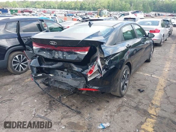 2023 Hyundai Elantra SEL with VIN 5NPLS4AG3PH098111, listed as a IAAI auction lot 42136604 with 40,106 mi miles and . Bid and sale history available at DreamBid. Image 4.
