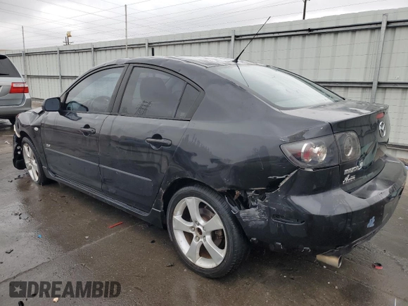 2005 Mazda 3 s with VIN JM1BK323551247446, listed as a Copart auction lot 48338215 with 163,744 mi miles and Salvage Title. Bid and sale history available at carsss.com. Image 2.