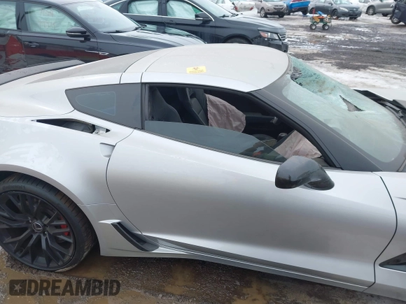 2016 Chevrolet Corvette Z06 2LZ with VIN 1G1YS2D65G5602874, listed as a IAAI auction lot 41577505 with 61,337 mi miles. Bid and sale history available at carsss.com. Image 8.