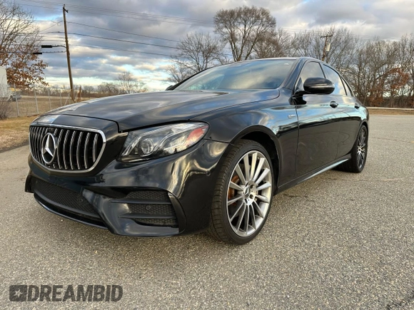 2018 Mercedes-Benz E-Class AMG E 43 with VIN WDDZF6EB0JA401827, listed as a Copart auction lot 83438774 with 63,195 mi miles and Clean Title. Bid and sale history available at carsss.com. Image 2.
