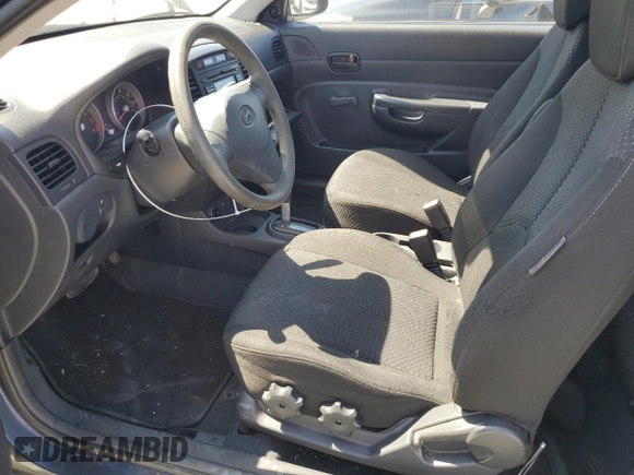 2008 Hyundai Accent GS with VIN KMHCM36C98U102546, listed as a Copart auction lot 52555415 with 159,468 mi miles and Salvage Title. Bid and sale history available at carsss.com. Image 7.