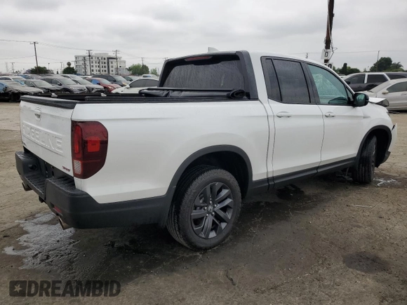 2024 Honda Ridgeline Sport с VIN 5FPYK3F1XRB008840, выставлен на аукционе Copart как лот 58843185 с пробегом 23 266 миль миль и Списание • Salvage title. История ставок и продаж доступна на DreamBid. Изображение 3.