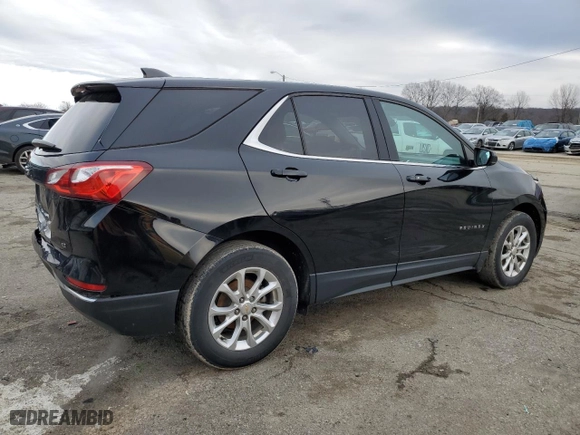 2020 Chevrolet Equinox LT with VIN 2GNAXKEVXL6192224, listed as a Copart auction lot 44105715 with 101,927 mi miles and Salvage Title. Bid and sale history available at carsss.com. Image 3.