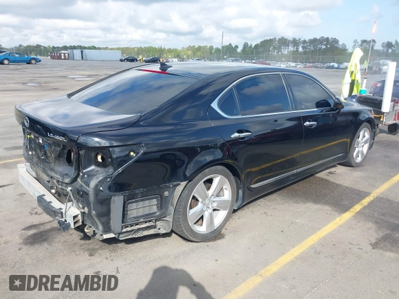 2008 Lexus LS 460 LWB with VIN JTHGL46F685021649, listed as a IAAI auction lot 41917829 with 1 mi miles. Bid and sale history available at carsss.com. Image 4.