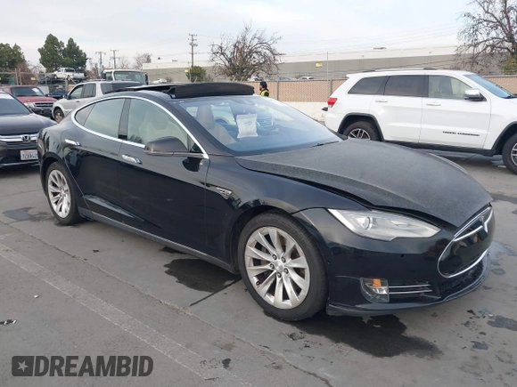 2016 Tesla Model S 70 with VIN 5YJSA1E11GF132015, listed as a IAAI auction lot 41408676 with 137,271 mi miles and . Bid and sale history available at DreamBid. Image 1.