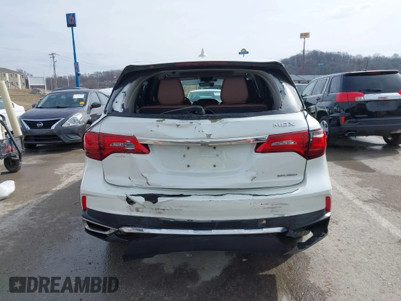 2017 Acura MDX w/Technology Pkg with VIN 5FRYD4H5XHB037230, listed as a IAAI auction lot 41695097 with 79,109 mi miles. Bid and sale history available at carsss.com. Image 16.