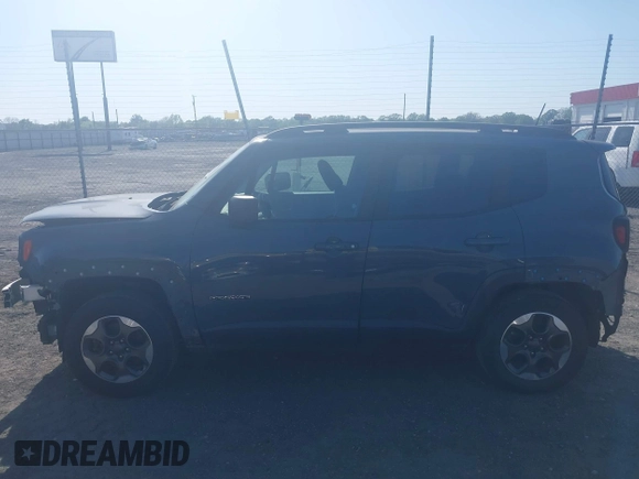 2017 Jeep Renegade Sport with VIN ZACCJBAB5HPF77358, listed as a IAAI auction lot 41988784 with 99,331 mi miles and . Bid and sale history available at carsss.com. Image 15.