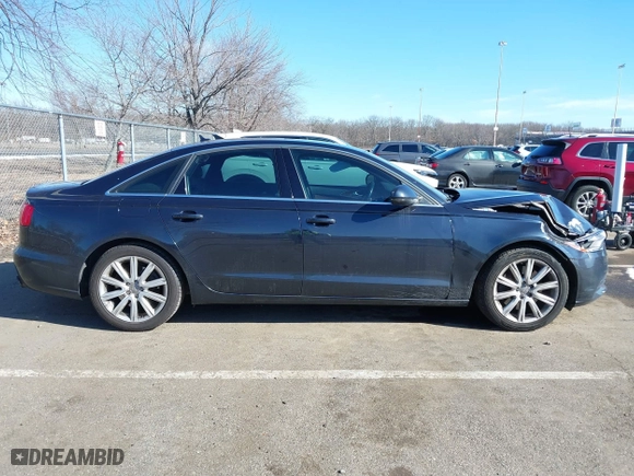 2014 Audi A6 2.0T Premium Plus with VIN WAUGFAFC4EN133050, listed as a IAAI auction lot 41625553 with 130,251 mi miles. Bid and sale history available at carsss.com. Image 13.