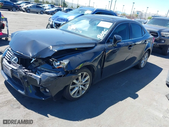 2015 Lexus IS 250 with VIN JTHBF1D25F5048080, listed as a IAAI auction lot 41827868 with 108942 miles. Bid and sale history available at carsss.com. Image 19.