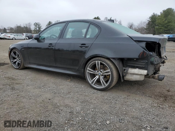 2008 BMW 5 Series 550i with VIN WBANW53568CT53794, listed as a Copart auction lot 48486205 with 161,371 mi miles and Salvage Title. Bid and sale history available at carsss.com. Image 2.