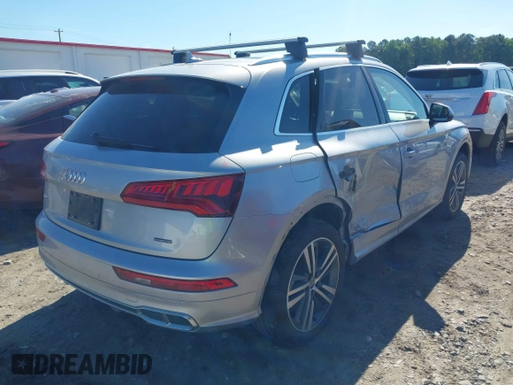 2020 Audi Q5 Premium Plus with VIN WA1E2AFY5L2067280, listed as a IAAI auction lot 42502484 with 62,583 mi miles and . Bid and sale history available at DreamBid. Image 4.