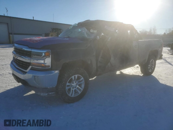 2016 Chevrolet Silverado 1500 LT with VIN 1GCVKREC2GZ267704, listed as a Copart auction lot 42228345 with 94,945 mi miles and Salvage Title. Bid and sale history available at DreamBid. Image 1.