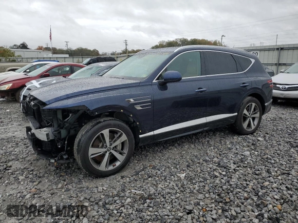 2022 Genesis GV80 Advanced Plus с VIN KMUHCESC0NU079164, выставлен на аукционе Copart как лот 82431584 с пробегом 38 173 миль миль и Списание • Salvage title. История ставок и продаж доступна на DreamBid. Изображение 1.